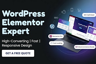develop wordpress website, business website or wordpress blog website