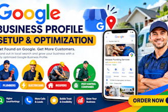 google business profile setup plumbers electrician roofer pest control companies