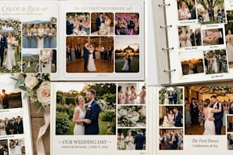 design wedding album, wedding photo editing, photo album, travel book,photo book