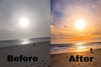 retouch and enhance photos for instagram and e commerce