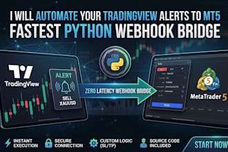 automate tradingview alerts to mt5 using python webhook