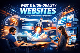 build professional and fast loading e commerce websites