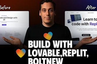 bulid custom ai website lovable google ai studio stripe integration bolt new