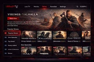 develop iptv app for android, ios, lg webos and samsung tizen