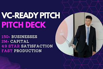 design a vc ready pitch deck for your saas startup