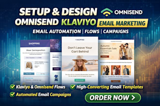 setup design omnisend email template marketing klayivo flows automation campaign