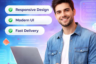 design a professional front end website