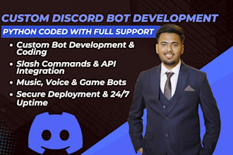 create a custom discord bot using python