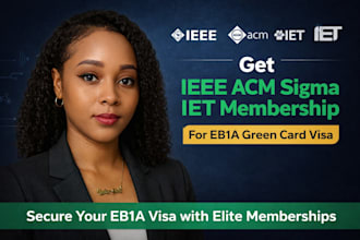 do eb1 ieee membership, acm sigma iet fellow and senior membership for eb1a visa