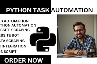 web scraping,web bot, python ai bot,python java sql cpp bot,uipath,website scrap