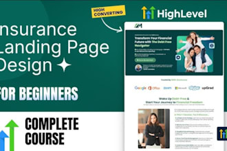 gohighlevel animated website, carrd co landing page