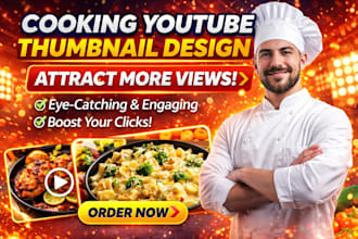create a thumbnail for your cooking channel on youtube