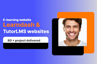 build and develop a learning website using lms learndash