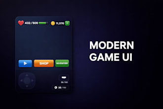 design attractive game element, game UI UX