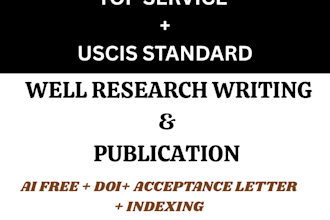 write and publish article for eb1 eb1a niw criteria