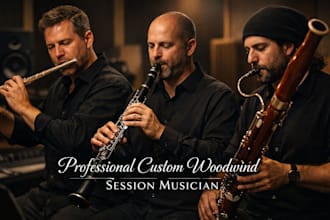 transcribe and arrange sheet music for woodwind instruments with transposition