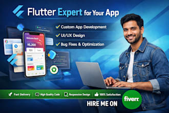 develop flutter app for android and ios