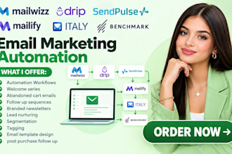 setup mailwizz drip sendpulse mailify italy benchmark email marketing automation