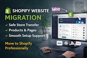 migrate woocommerce to shopify wix to shopify wordpress website migration