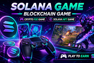 promotion solana game, blockchain game, crypto p2e game, solana nft game