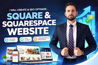 create square online store square website square online seo squarespace redesign