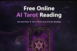 develop saas ai tarot card, I ching reading website, online fortune telling web