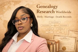 get birth, death, marriage certificates and do genealogy research worldwide
