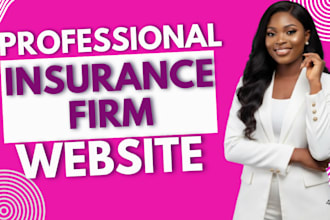 design insurance website insurance firm website insurance agency website