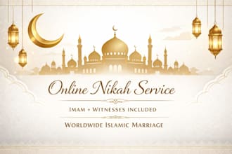 perform online nikah with witnesses for islamic marriage