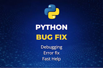 fix bugs and errors in your python code