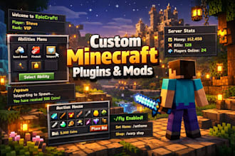 create minecraft mod, minecraft plugins for java or bedrock addons