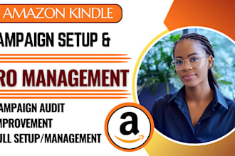 setup and manage amazon KDP ads to promote your book and improve performance