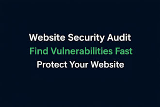 audit your website for security vulnerabilities