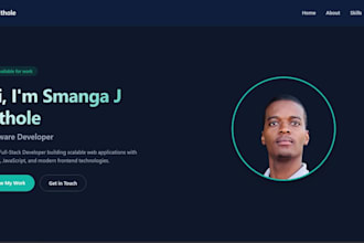 design and build a responsive portfolio website