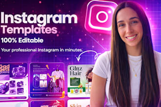 create a template for your instagram posts