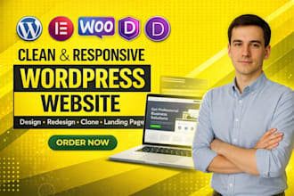 design and redesign your wordpress website with elementor pro divi and fix web