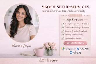 build and automate your skool membership community for online business growth