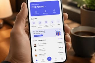 build payment gateway website payment app mobile wallet app fintech platform