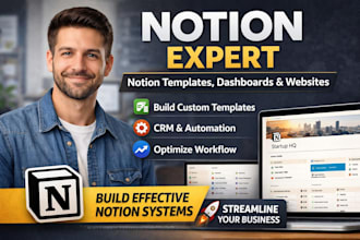 build effective notion custom templates notion dashboard website notion expert