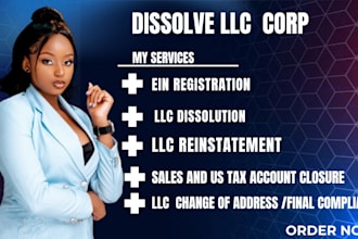 dissolve our US llc in any state close ein tax compliance