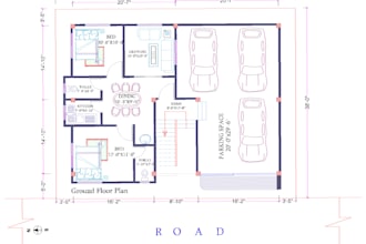 draw professional 2d autocad floor plans with accurate dimensions