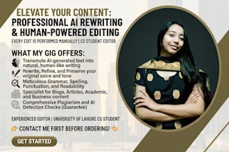 rewrite, humanize ai content, edit and check plagiarism