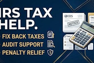 resolve irs tax issues, back taxes, audits, penalties, and tax debt relief fast