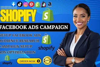 setup shopify facebook ads campaign, fb ads, meta ads,instagram ads