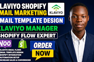 be your klaviyo manager for shopify email marketing and templates