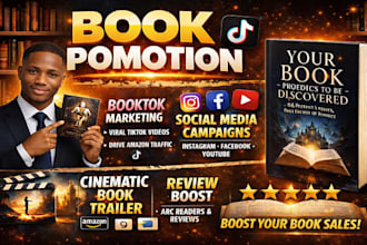 promote your book with booktok marketing and social media promotion