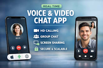create a secure voice and video chat app with webrtc integration