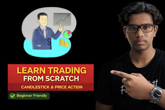 teach you trading using candlesticks and price action