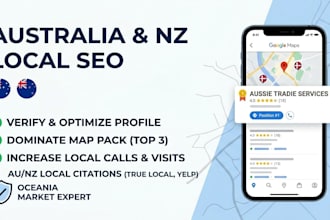 rank your australia business on google maps with high da citations