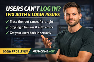 fix rork ai app authentication, login issues, and user access errors